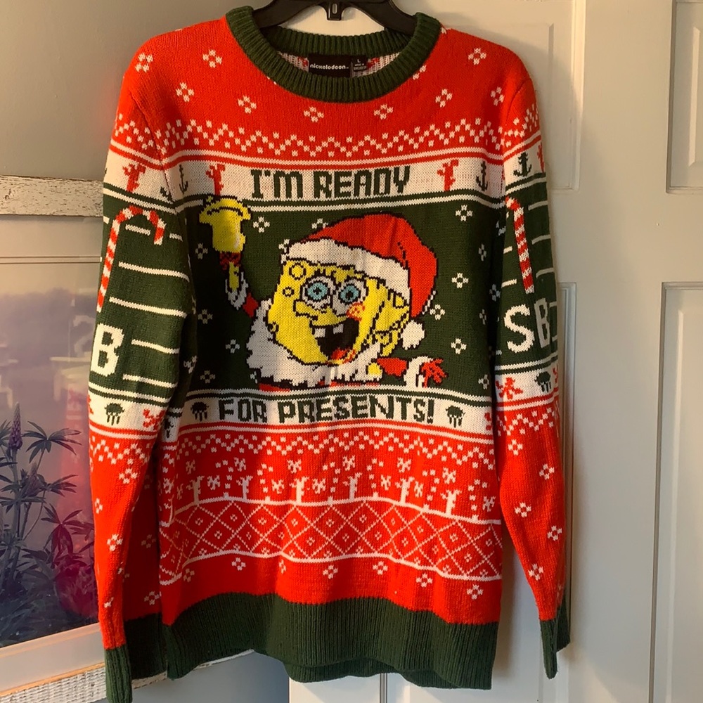 Nickelodeon SpongeBob holiday sweater!